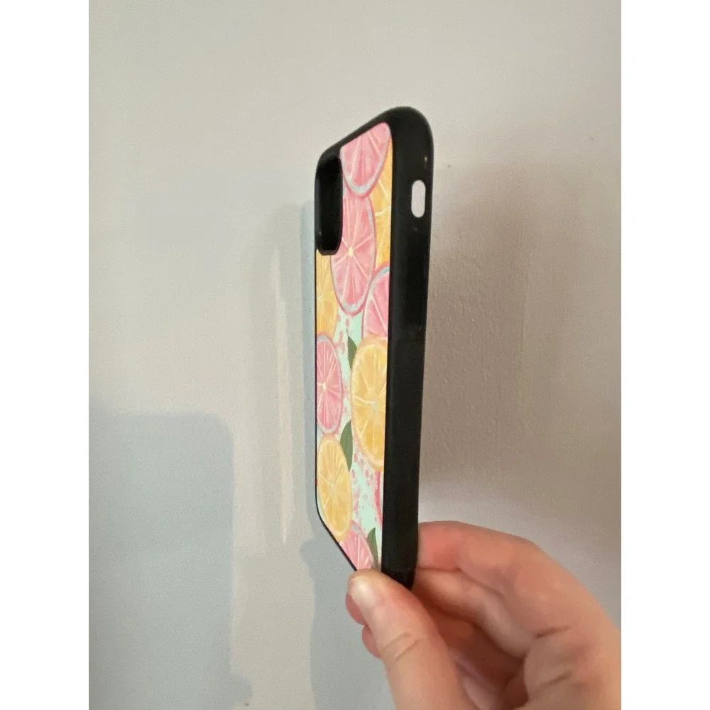 Phone Case Unisex iPhone 11 Multicolor Citrus Fruit Print Bumper Cover